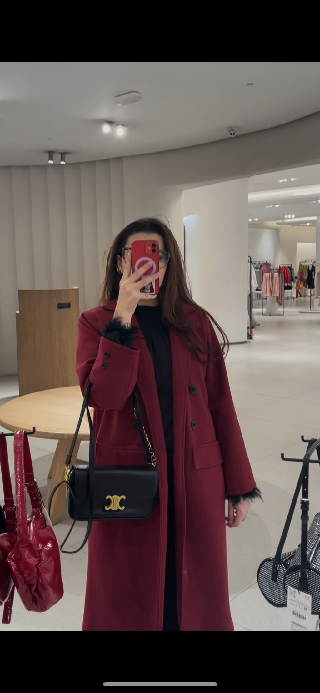 Blazer cachemire bordeau