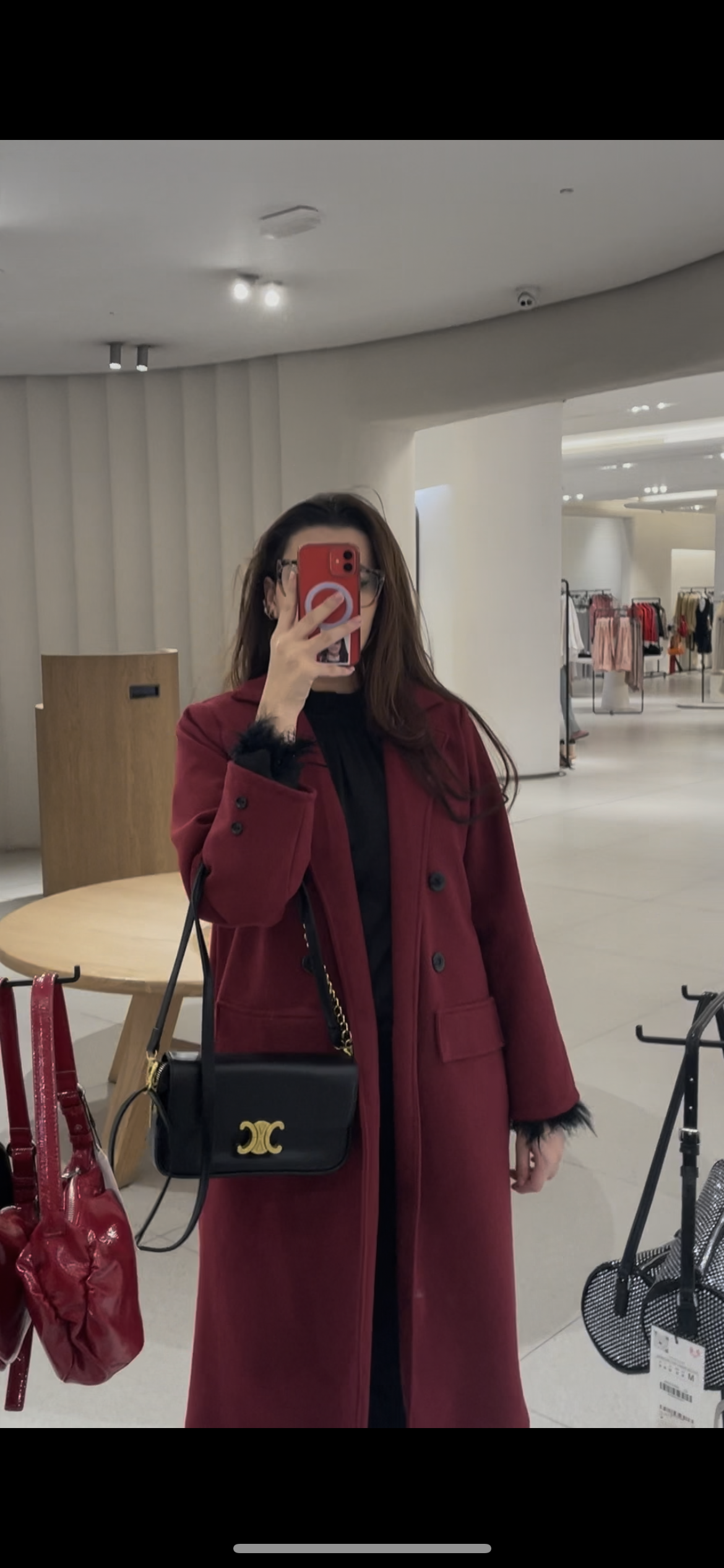 Blazer cachemire bordeau